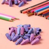 Mr. Pen- Pencil Top Erasers, 120 Pack, 6 Different Purple Shade Colors, Latex-Free & No Smudge Pencil Eraser Tops, Back to School Supplies Mr. Pen