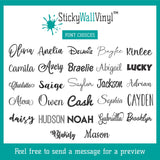 Personalized Custom Wood Name Sign | Nursery Name Sign | Family Name Sign | Custom Wooden Sign | Choice of Size & Fonts | Custom Wood Name Sign WallTag