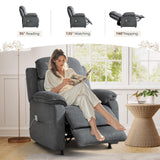 ANJ Power Recliner Chair, Electric Recliner for Adults,Oversized Reclining Chair with Remote & Side Pockets for Living Room， Bedroom,Home Theater ANJ