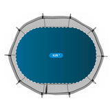 Springfree Oval Outdoor Backyard Trampoline w/Safety Flexi Net Enclosure & Soft Edge Mat - Springless Recreational and Fitness Trampolines for Kids, Adult and Family Jumping Springfree