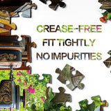 Larkipuzz Spring Stitch Vintage Sewing Machine Puzzles for Adults 1000 Pieces, Bird Vase Jigsaw Puzzles, Hard Difficult Funny Challenging Book Flower Puzzle Larkipuzz