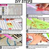 KICHANG Goldfish Diamond Painting Diamond Art Kits for Adults,Diamond Art Diamond Painting,5D Diamond Painting Accessories Diamond Art Kits,Round Full Drill Diamond Dots-Home Decor&Gift-12x16in KICHANG