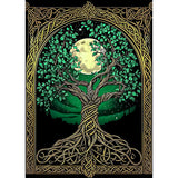 Lxmsja Tree of Life Diamond Art Kits for Adults, Moon DIY Full Drill Diamond Painting Kits for Beginners, 5D Gem Art Crafts for Adults, Home Wall Decor 12x16 inch Lxmsja