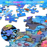 Puzzles for Kids Ages 4-8 6-8 8-10 Year Old - Underwater Scene - 100 Pieces Jigsaw Puzzle for Kids Learning Educational Puzzles for Boys Girls (with Sturdy Box) OSBOO