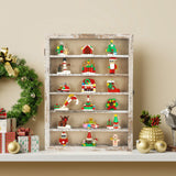 FramePro Shadow Box Frame Display Case 12x16 with Removable Shelves, Deep Memory Box Trinket Knick Knack Shelf Cabinet for Collector, Keepsake Coins Military Medals Wedding Flowers White FramePro