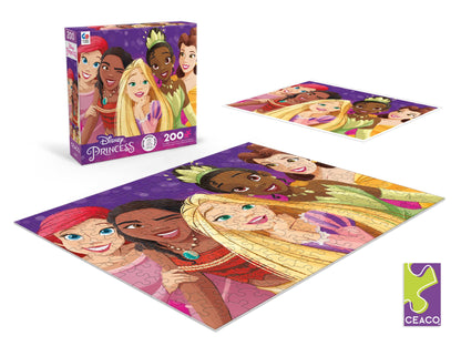 Ceaco - Disney Friends - Princess Party - Oversized 200 Piece Jigsaw Puzzle