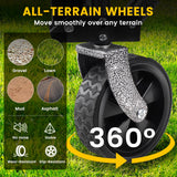 Collapsible Foldable Wagon Beach Cart - Large Capacity and Heavy Duty Folding Wagon Portable for Sports, Shopping, Camping Somorei