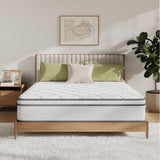 Novilla Queen Mattress, 14 Inch Queen Size Mattress in a Box, Queen Hybrid Mattress for Back Pain Relief & Support, Spring Mattresses with Motion Isolation & Pillow Top, Certipur-Us Certified Novilla