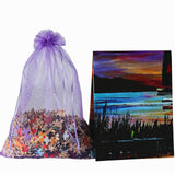 Moruska Sunrise Sailing Boat Puzzle for Adults 1000 Piece Wooden Jigsaw Puzzle Gradient Color Oil Painting Art Puzzles Difficult and Unique Moruska