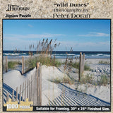 Heritage Puzzle Inc. Wild Dunes 1000 Piece Puzzle - Beach Theme Jigsaw for Adults, Ocean Puzzles, 30x24 inches, Cardboard, 1000 Units, Made in USA Heritage Puzzle Inc.