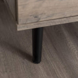 Walker Edison Mila Modern 6 Drawer Storage Buffet, 52 Inch, Grey Wash Walker Edison