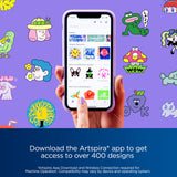 Brother Skitch Single-Needle Embroidery Machine powered by the required Artspira mobile app, 4” x 4” Embroidery Area, Bluetooth Connected Brother