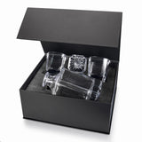 Personalized Whiskey Decanter Set - 5 Design Options - Custom Liquor 25 oz, 750ml Liquor Decanter w/Whiskey Glass Set Options, Birthday & Retirement Gifts for Men Lara Laser Works