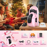 Whubefy Auto Hat Heat Press Machine, 3-in-1 Hat Press Heat Machine for Caps with 3 Platens, Blank Cap, Gloves, Automatic Open/Release, Heat Transfer Cap Heat Press HTV Iron On for Vinyl, Sublimation Whubefy