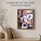 Pink Picasso Botanical Floral Paint by Number Kit for Adults & Teens | DIY Canvas 16x20 Acrylic Painting Sets, Color by Numbers, Drawing, Arts & Crafts, As Seen On Shark Tank (Delightful Delivery) Pink Picasso