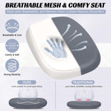 AtHope Drafting Chair, Tall Office Chair Ergonomic Standing Desk Chair,with Adjustable Footrest Ring, 3D Lumbar Support, Flip-up Armrests, Swivel Desk Stool for Drawing Working (Dark Gray) AtHope