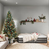 SENNOUL Prelit Christmas Tree with Lights 6ft - Premium Artificial Christmas Tree, with 874 Branch Tips and 250 Warm Lightsm, Support Automatique, Easy Assembly,Perfect Choice for Xmas Decorations SENNOUL