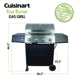 Cuisinart CGG-7400 Propane, 54 Inch, Full Size Four-Burner Gas Grill Cuisinart