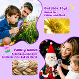 Microscope for Kids - Mini Pocket Handheld Microscope for Toddlers-STEM Educational Science Kit Toys for Christmas Birthday Gifts Toys for 5 6 7 8 9 10 11 12 Year Old Girls（Purple） Ashfly