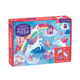 Unicorn Dreams Scratch and Sniff Puzzle from Mudpuppy - 60 Piece Jigsaw Puzzle with 6 Shaped Pieces, Features Colorful Illustrations, 3 Magical Scents, Ages 4+ Mudpuppy