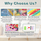 Lophomie Diamond Art Kits for Adults, 5D DIY Wolf Diamond Painting Kits for Adults Beginners, Diamond Dots Kits Gem Arts Crafts for Home Wall Decor 14x14 Inch Lophomie