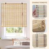 Customisable ORNDSDM Bamboo Blinds for Indoor and Outdoor Use, Perfect for Patios and Windows ORNDSDM