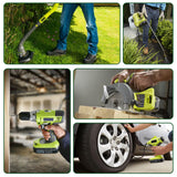 TOPBATT 2Pack P108 P102 3.0Ah Replacement for Ryobi 18V Battery and P117 Charger Combo Compatible with Ryobi 18 Volt Battery P103 P104 P105 P107 P109 P190 P191 P122 Cordless Tool TOPBATT