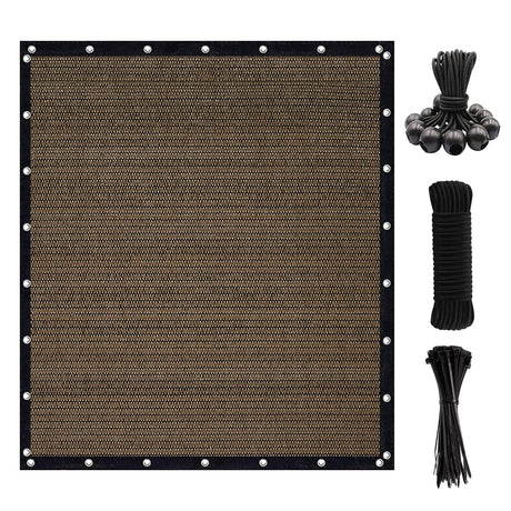 Artpuch Pergola Shade Cover 10'X12' Outdoor Sun Shade Cloth with Grommets Shade Tarp for Patio, Carport, Backyard Artpuch