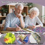 AMORARS Mandala Diamond Painting Kit for Adults - 5D Diamond Art Beginners - DIY Full Diamond Dot Rond Gem Art Paintings, Suitable Gifts, and Home Decoration Crafts, 12x12Inch AMORARS