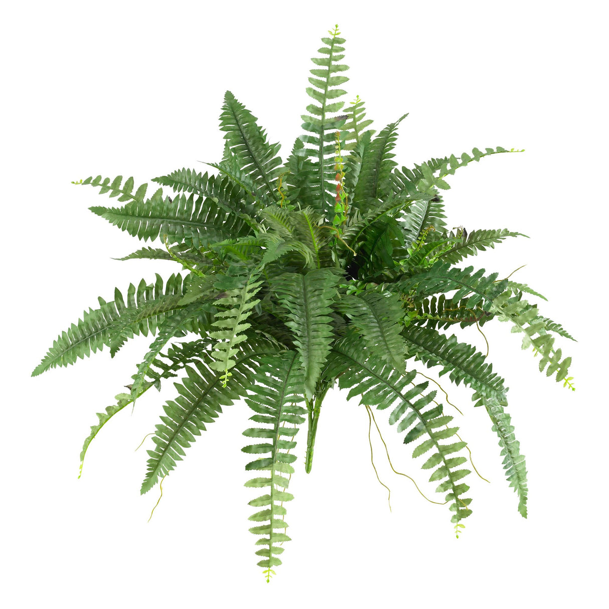 Nearly Natural 40IN Artificial Boston Fern Large Hanging Plant, Set of 2 Artificial Ferns that Look Real for Home Décor Nearly Natural
