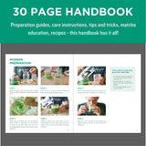 Jade Leaf Matcha Modern Starter Set - Includes: Electric Matcha Whisk + Milk Frother, Stainless Steel Spoon, Stainless Steel Sifter, and Printed Handbook Jade Leaf Matcha