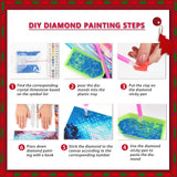 Diamond Painting Kits,5D Heart Diamond Art Kits for Beginner,DIY Diamond Art Kits Full Round Drill Diamond Dots Painting with Diamonds Gem Art Love Wall Decor 12X16inch LazyFold