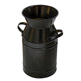 Soyizom 7.5" Tall Galvanized Metal Vase Farmhouse Rustic Decorative Flower Vase Primitive Tin Bucket Country Milk Can Jug for Table Centerpieces, Home Office Cafe Decoration & Wedding Soyizom