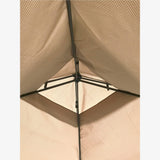 Garden Winds Custom Fit Replacement Canopy Top Cover Compatible with The Coleman 2000004407, 2000035727 13 x 13 Two Tiered Tent Eaved Shelter - Upgraded Performance RIPLOCK 350 Fabric- Beige Garden Winds