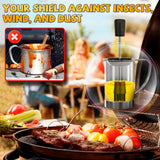 Grilling Accessories Men Women Gifts - BBQ Baster Brush and Sauce Basting Pot Set Christmas Stocking Stuffers Birthday Dad Mom Son Husband Chef Tools Smoker Unique Cooking Gadgets Kitchen Essentials LONGESISM