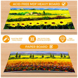 40 Pack Stretched Canvas Boards for Painting 8 of 4x4, 5X 7, 8x10, 9x12, 11x14 Art Blank Canvases, Gesso Primed 100% Cotton Canvas Panels for Acrylic Oil Watercolor Adults & Kids CMLHUGO