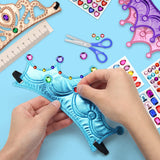AHIER 23-Piece Foam Crown Set - Princess Tiaras & DIY Party Crowns with Diamond Sticker AHIER