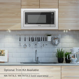 Panasonic NN-SN76LS 1.6 cu.ft Cyclonic Inverter Countertop Microwave Oven 1250Watt Power with Genius Sensor Cooking, 19.44"D x 21.88"W x 11.94"H, Stainless Steel Panasonic