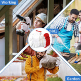 apauls cotton work gloves,12 Pairs white cotton gloves, knit gloves for garden planting, outdoor work, car repair, construction, house renovation apauls