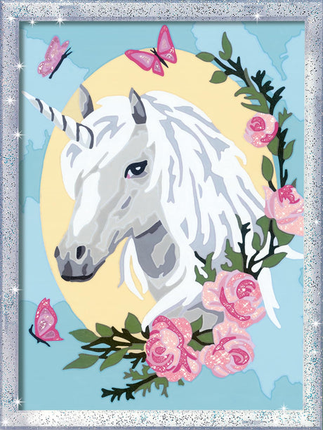 Ravensburger Unicorn Portrait Paint by Numbers Kit for Kids - 20268 - Painting Arts and Crafts for Ages 9 and Up Ravensburger