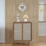 VaryPaper Wood Slat Wallpaper Peel and Stick Wood Contact Paper Waterproof Self Adhesive Wood Vinyl Wall Paper Removable Wood Panel Wallpaper for Bedroom Bathroom Walls Kitchen Cabinets 15.7''x78.7'' VaryPaper