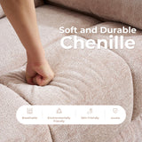 Rhevoy Swivel Rocker Recliner Chair with Heat and Massage, 26" Wide Oversized Rocker Recliner with Overstuffed Backrest,Swivel Glider Recliner for Living Room,Beige Rhevoy