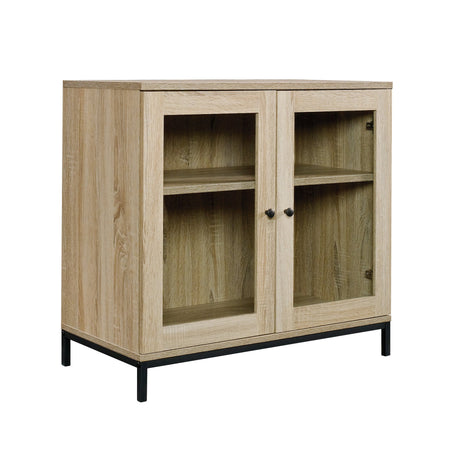 Sauder 420035 North Avenue Display Cabinet, For TVs up to 32", Charter Oak finish Sauder