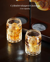 Birthday Gifts for Men Dad, Kollea Gun Whiskey Decanter Set with Shot Glass, Cool Anniversary Christmas Gift Ideas for Him Husband Brother, Funny Military Retirement Present, Home Bar Drinking Party Kollea