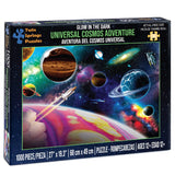 Glow in The Dark Universal Cosmos Adventure 1000 Piece Jigsaw Puzzle, Twin Spring Goods 1,000 pcs Puzzle TWIN SPRING GOODS