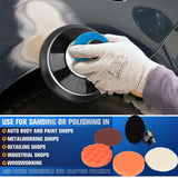 KUIMIT 6 Inches Air Random Orbital Sander, Pneumatic Palm Car Sanders For Wood Polisher Metal,And Auto Body Work, Da Sanders, Dual-action Sander KUIMIT