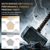 SUNLU Easy PA Filament, Nylon 3D Printer Filament with Heat Resistant, Nylon Filament 1.75mm No Cracking, Polyamide (PA) 3D Printing Filament Warp Free, Fit Most FDM Printer (Natural, 1kg) SUNLU