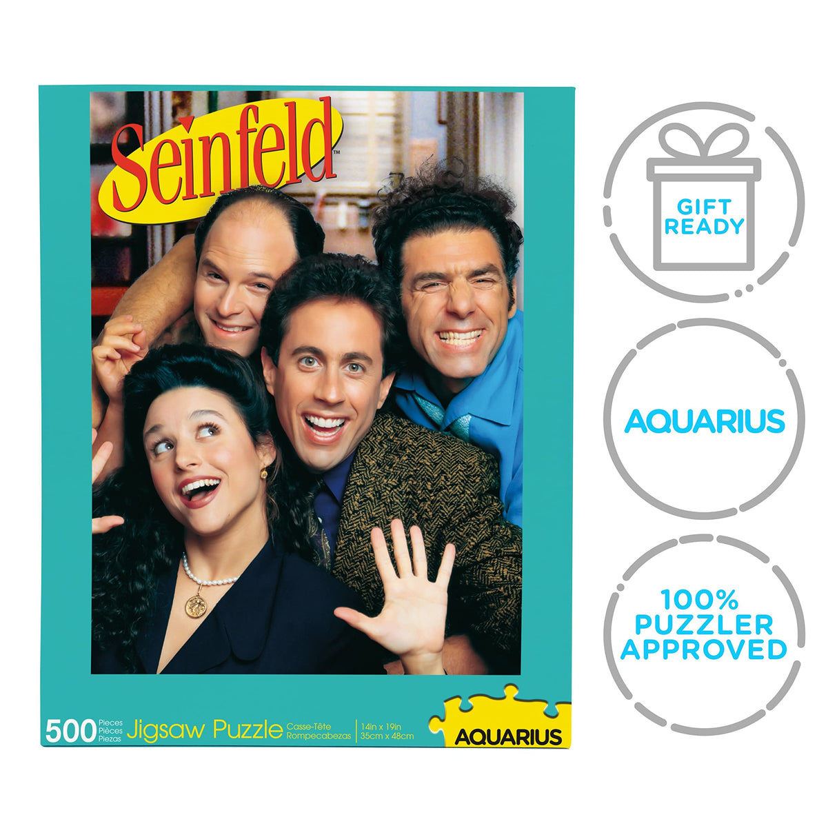 Seinfeld Cast 500 Piece Jigsaw Puzzle AQUARIUS
