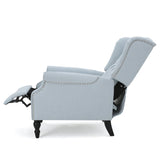 Christopher Knight Home Walter Fabric Recliner, Light Sky Dimensions: 34.75”D x 28.00”W x 41.25”H GDFStudio