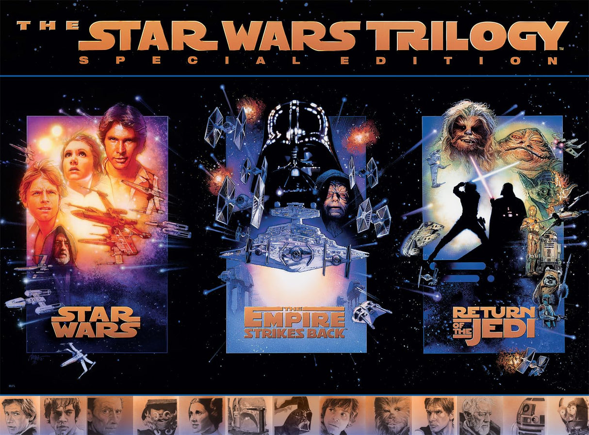 Buffalo Games - Star Wars - The Star Wars Trilogy - 1000 Piece Jigsaw Puzzle for Adults Challenging Puzzle Perfect for Game Nights - Finished Size is 26.75 x 19.75 Buffalo Games